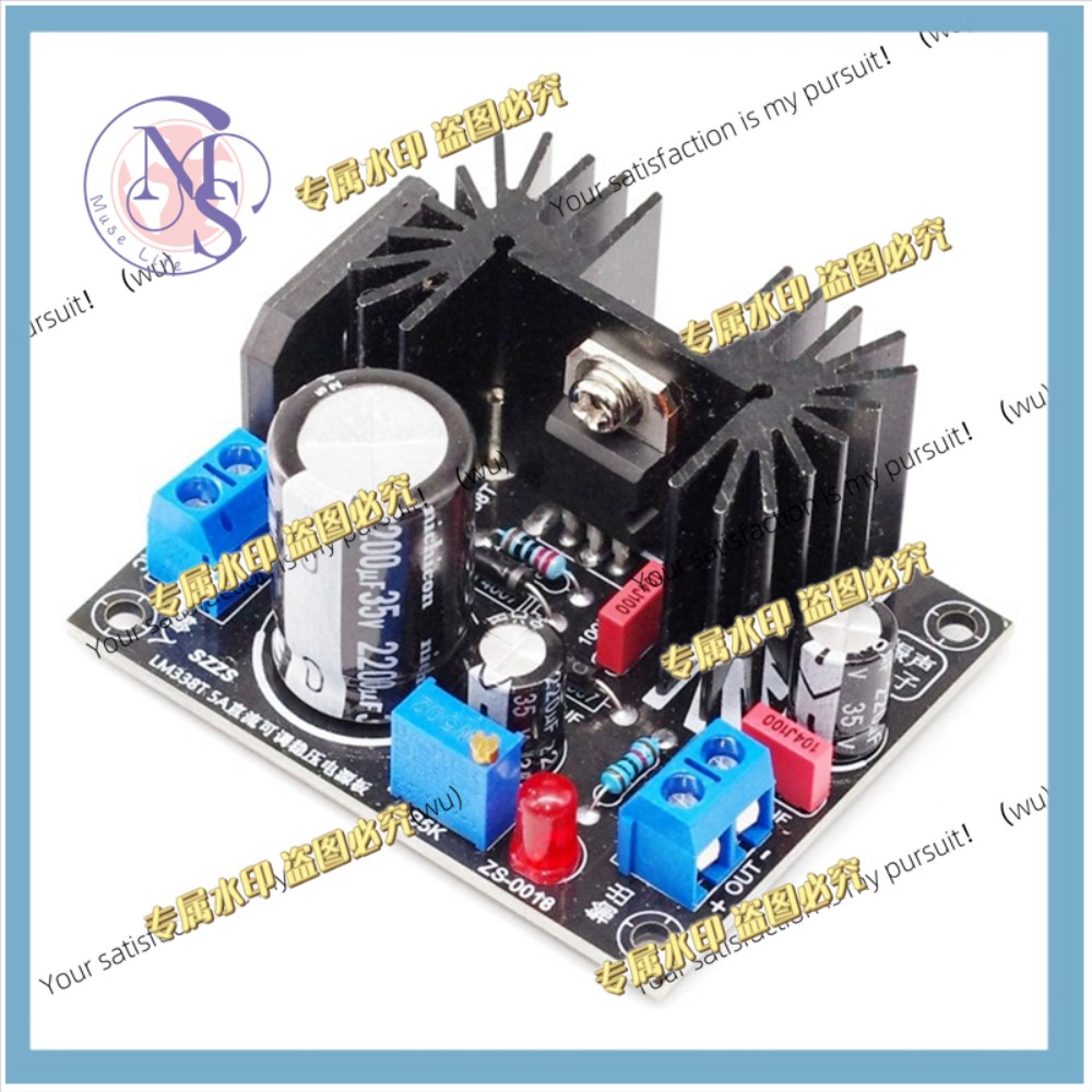 Diy Electronics Filament - 調整可能なLM317 1.5A出力リニアレギュレータ電源ボードフィラメント電圧調整DIY電子キット