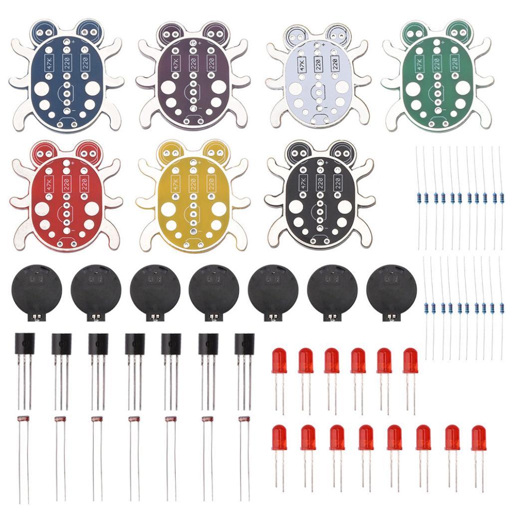 Interesting Diy Electronics Projects - ウィービルアイ感光性LED DIY電子キット 初心者向けの興味深い実践プロジェクト メーカー、趣味の愛好家、創造的な学習に最適