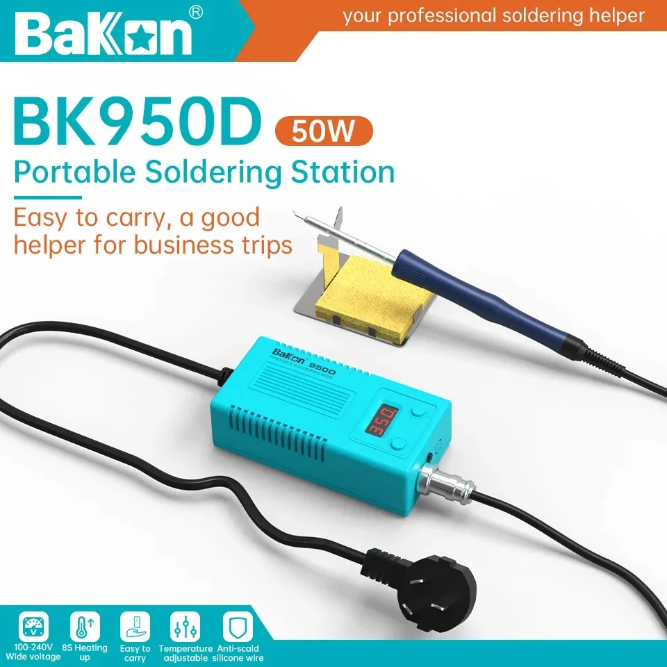 Diy Electronics Tools - Bakon BK950D はんだ付けステーション Estación T12 温度調整デジタルステーション