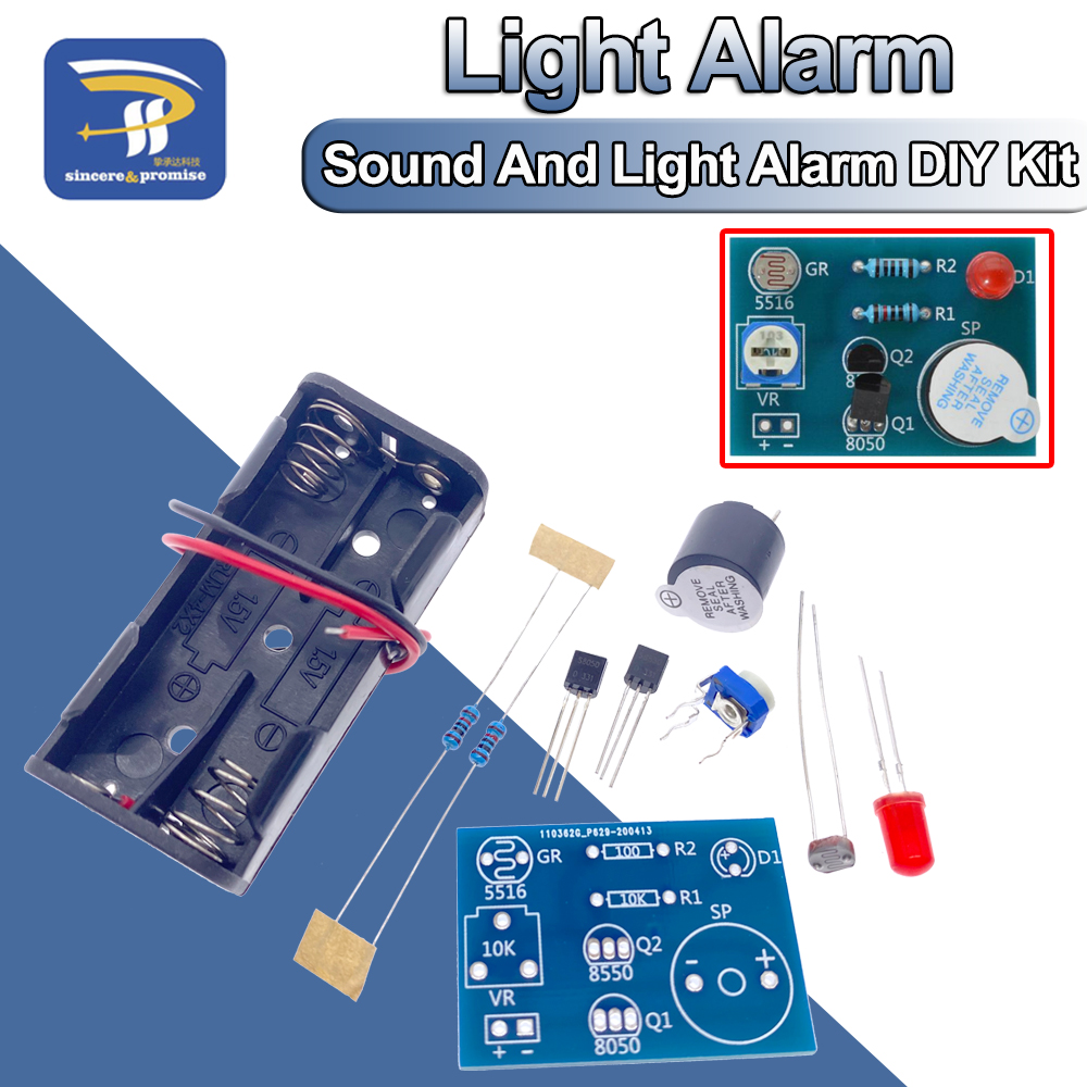 Diy Elektronik - 光および音センサー,diyキット,電子生産,発明,アセンブリ,光および音センサーモジュール
