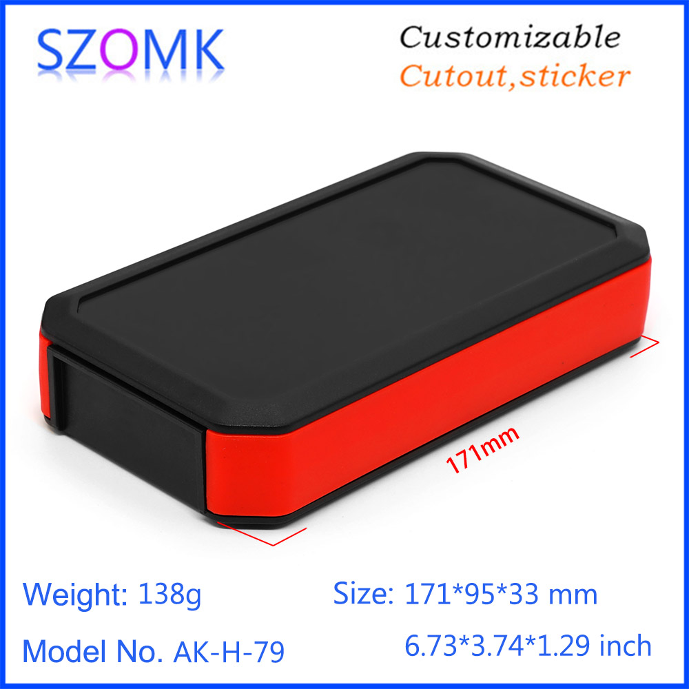Diy Electronics Websites - SZOMK 1個 171*95*33mm プラスチック製筐体 電子機器プロジェクト用 カスタマイズ可能なプラスチック製計器ケース