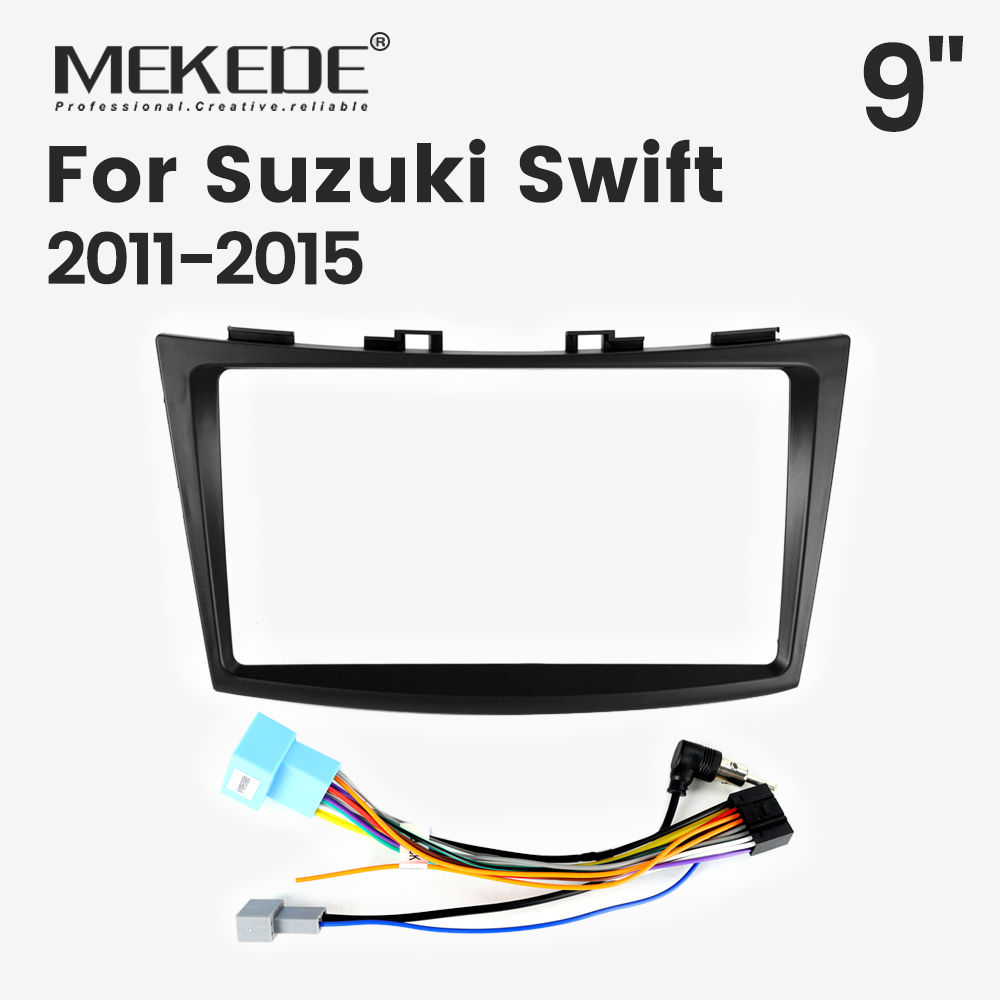 Diy Electronics Radio - MEKEDE ダッシュボードマウントパネルキット カーラジオベゼル スズキ スイフト 2011
