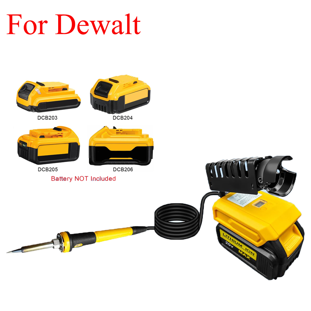 ポータブルはんだごてキット、Dewalt 20Vバッテリー対 - Useful Diy Electronics のレビューと価格