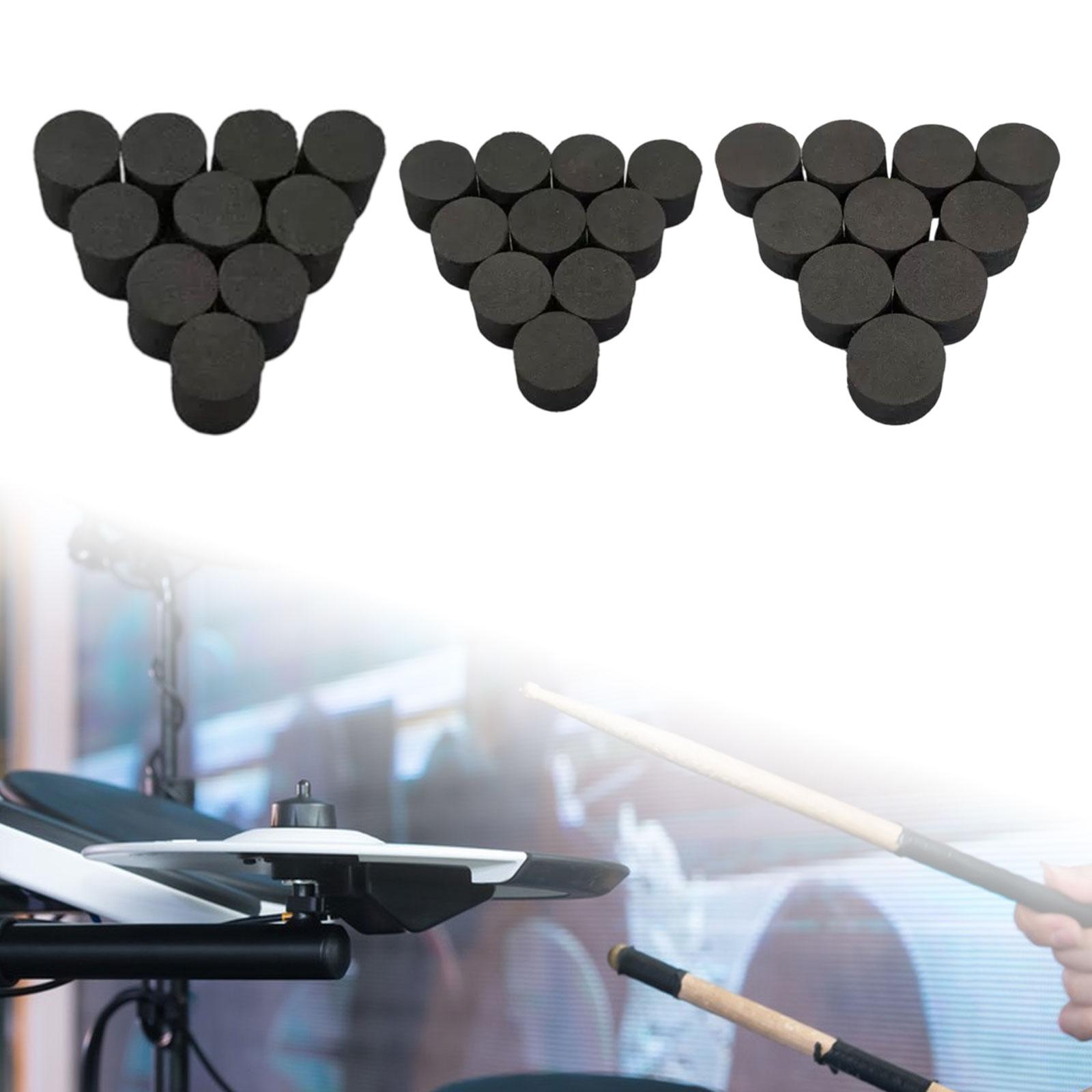 ドラムパッドトリガースポンジ交換用ブラックパーカッションパー - Diy Elektronik のレビューと価格