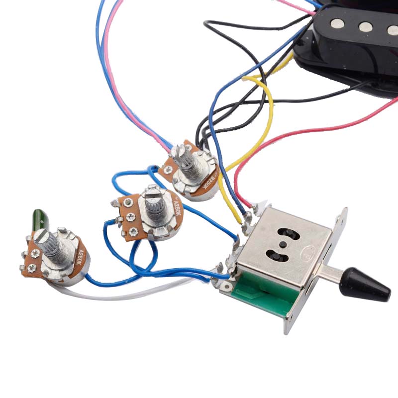 ピックアップ配線,ワイヤーハーネス,5ウェイスイッチ,2t1 - Diy Electric Guitar Electronics のレビューと価格