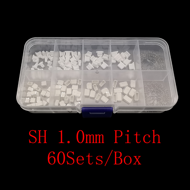 60 セット/箱 JST SH 1.0 ミリメートルピッチ端 - Male Female Header Pin のレビューと価格