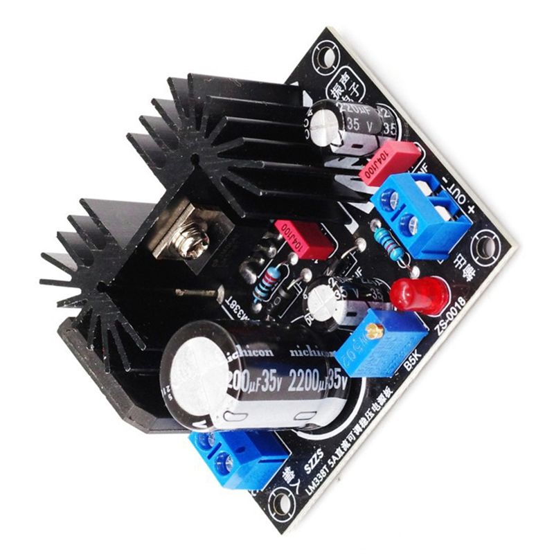 ABNR 調整可能なリニア安定化電源ボード LM338 5A - Diy Electronics Filament のレビューと価格