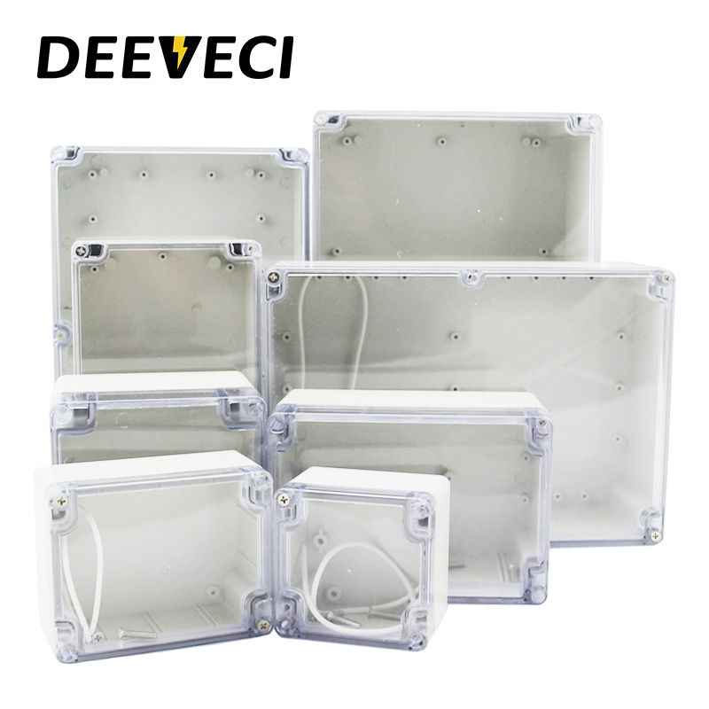 透明防水屋外エンクロージャプラスチックボックス電子プロジェク - Diy Electronics Websites のレビューと価格