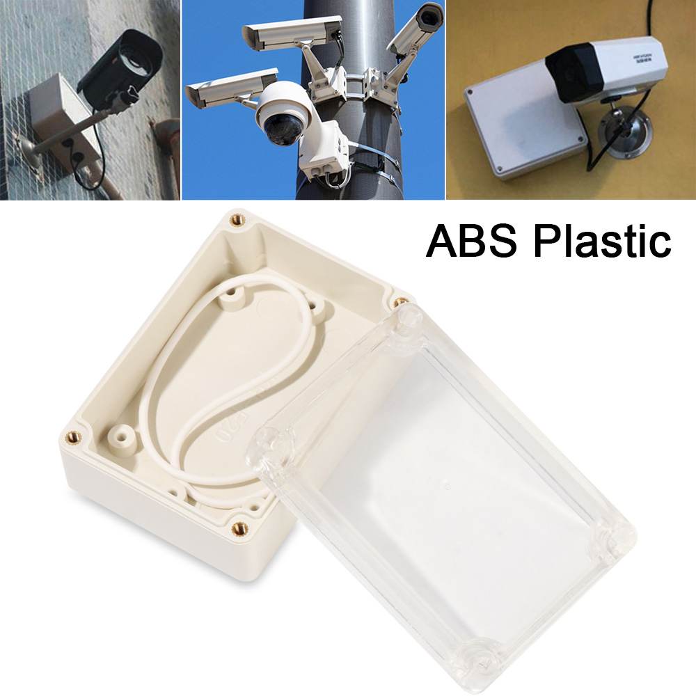 白い防水プラスチック製ジャンクションボックス,透明カバー,電 - Diy Electronics Websites のレビューと価格