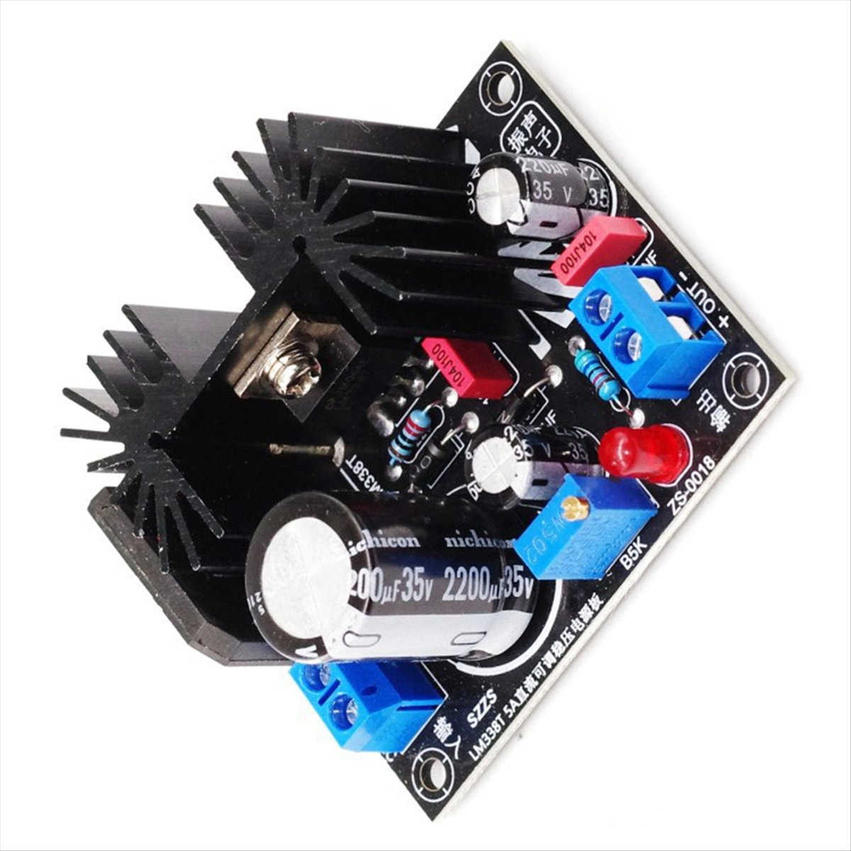 Delighted- 調整可能なリニアレギュレート電源ボード - Diy Electronics Filament のレビューと価格