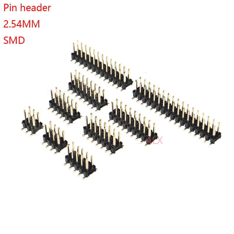 10 個 SMD SMT 2*2/3/4/5/6/7/8/9 - Male Female Header Pin のレビューと価格