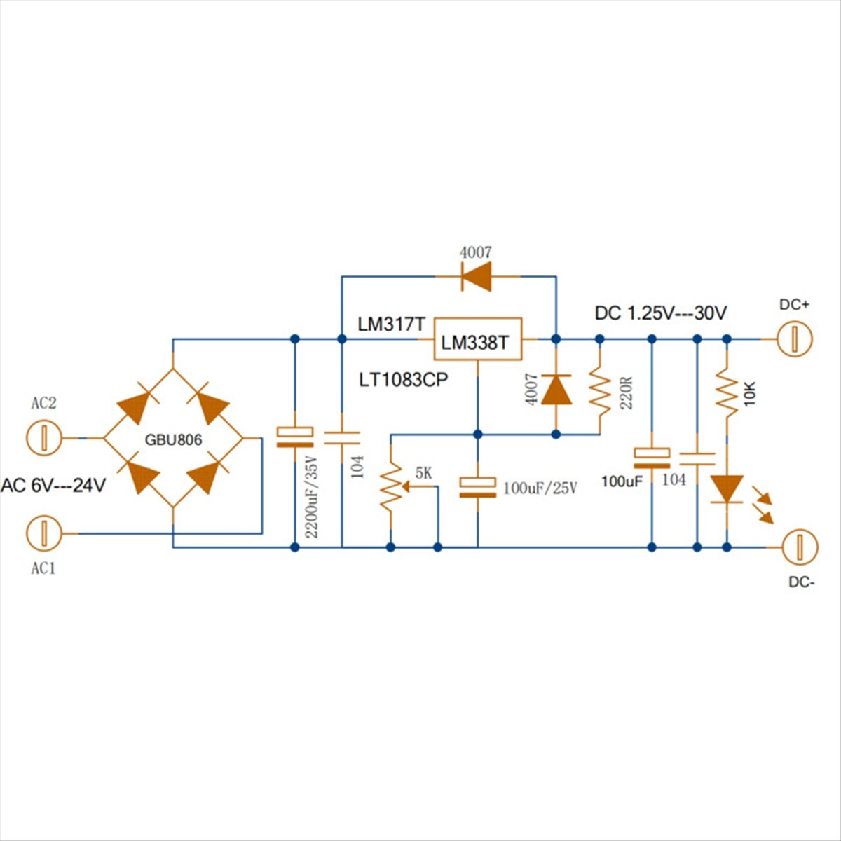 Delighted- 調整可能なリニアレギュレート電源ボード - Diy Electronics Filament のレビューと価格