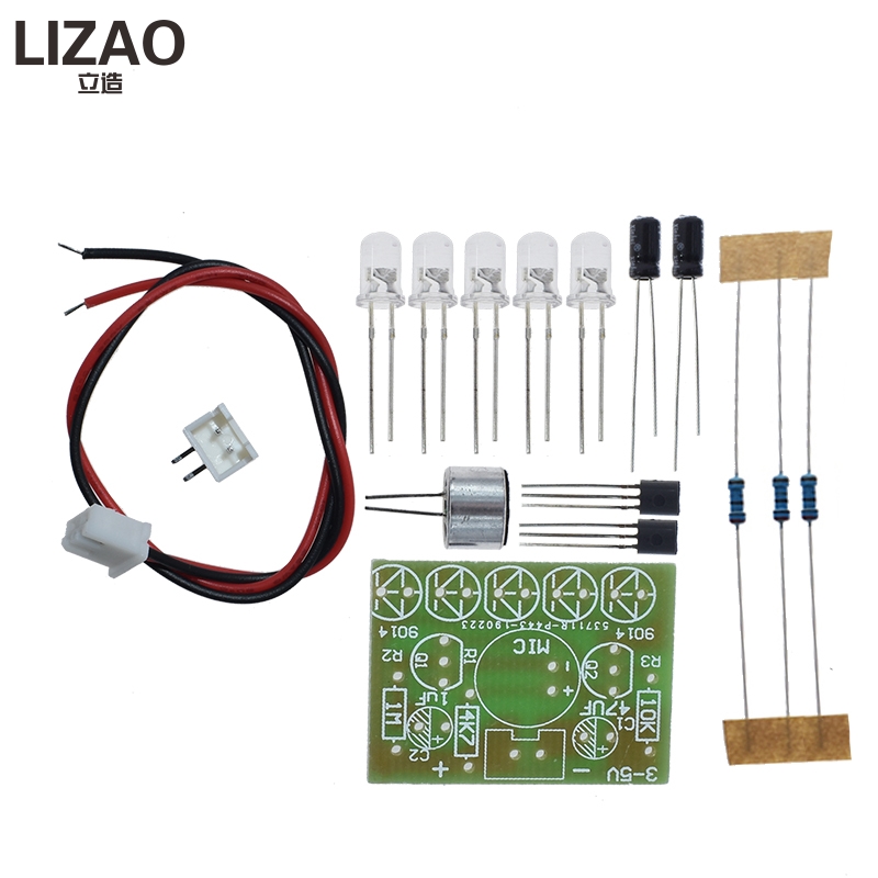 LIZAO 音声制御メロディーランプ LED DIY 電子キ - Interesting Diy Electronics Projects のレビューと価格