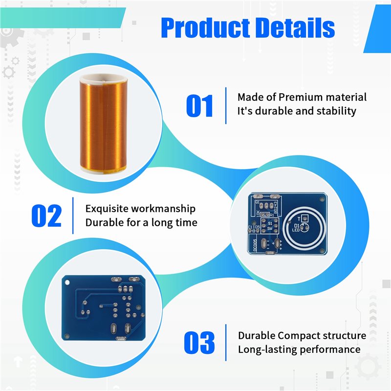 BD243ミニテスラコイルキット、空のライトテクノロジーDI - Useful Diy Electronics のレビューと価格