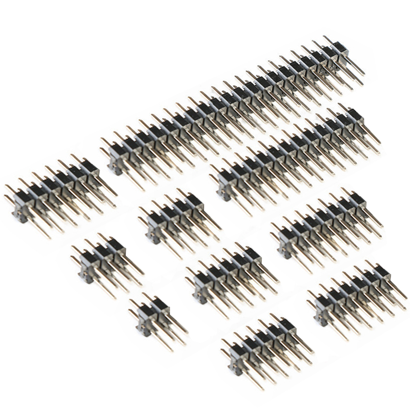 2.54mm ダブル列オス PCB ボードピンヘッダーコネク - Male Female Header Pin のレビューと価格