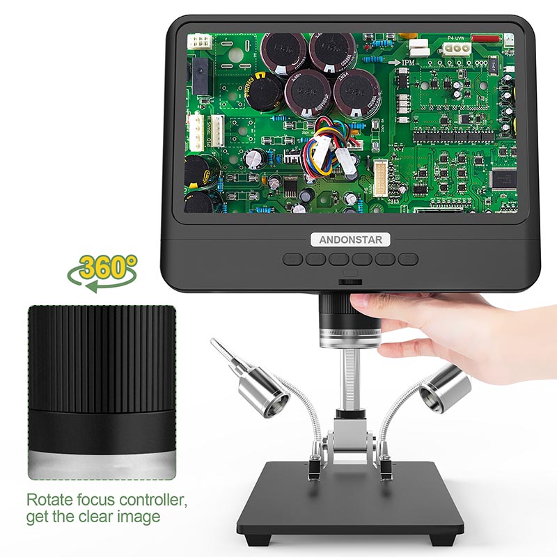 Andonstar-デジタルマイクロスコープad208,10 - Diy Electronics Tools のレビューと価格