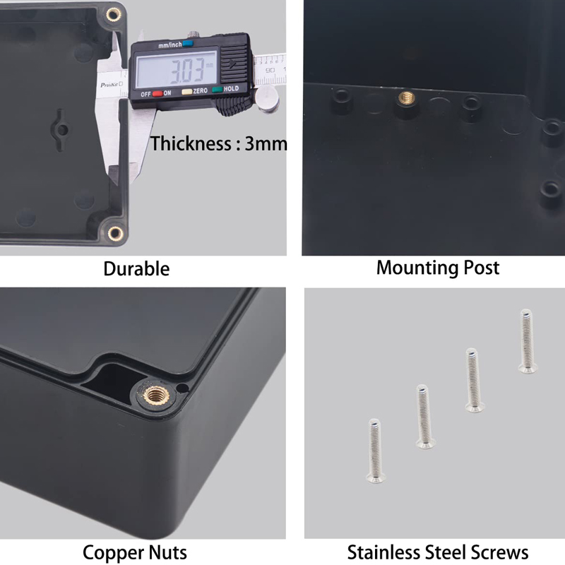 防水ABSプラスチックジャンクションボックス、電子プロジェク - Diy Electronics Websites のレビューと価格